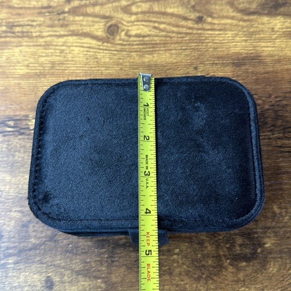 Black Velvet Jewelry Box - Picture 7 of 8